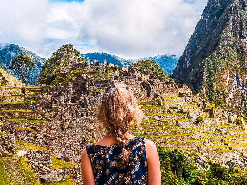 Aussicht am Machu Picchu