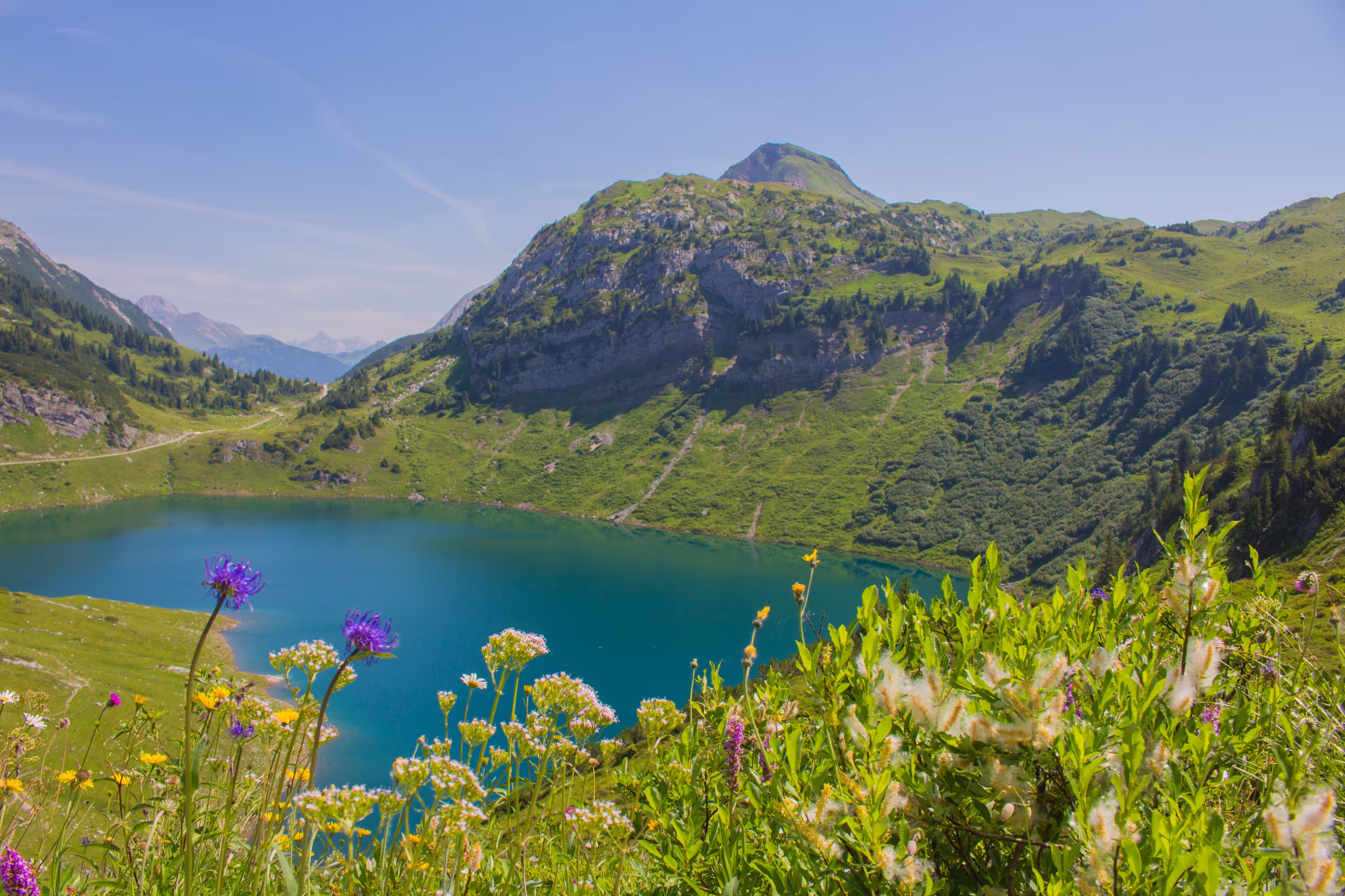 The beautiful Formarinsee in Austria
