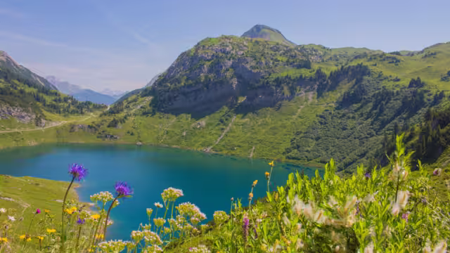 The beautiful Formarinsee in Austria