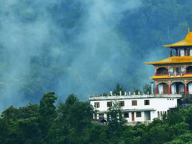 Rumkey Monastery in Gangtok, India