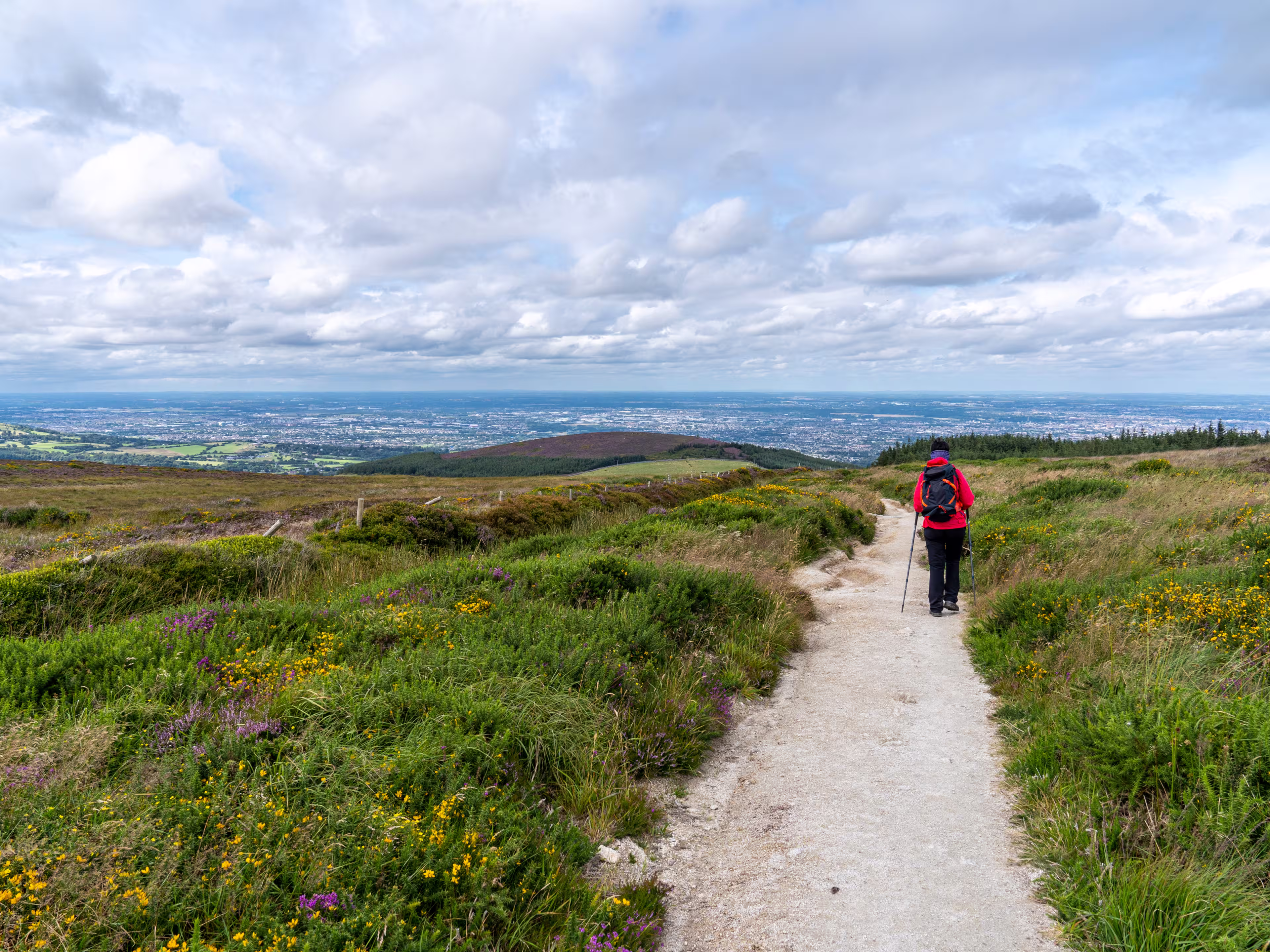 Landschaft von Wicklow Weg
