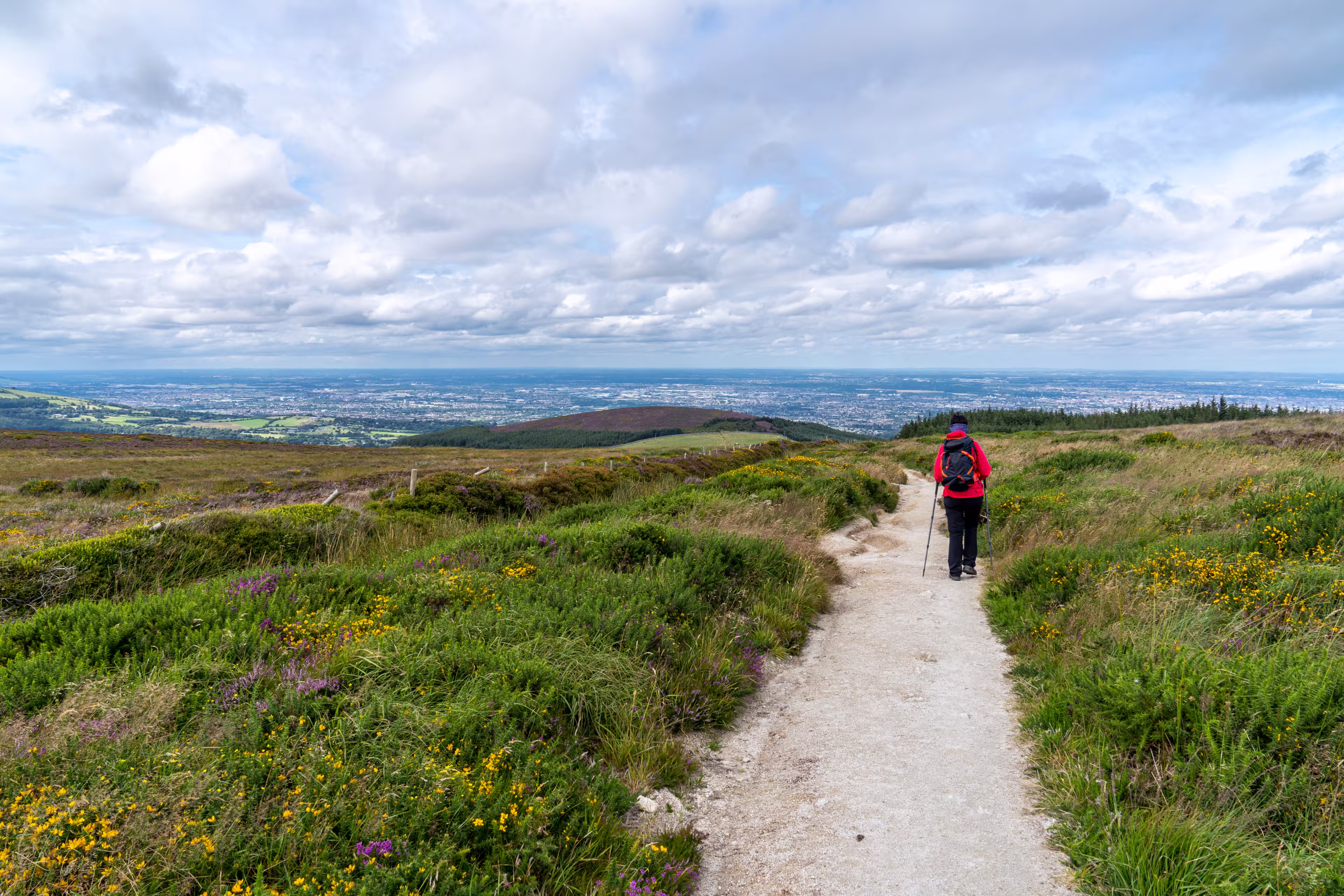 Landschaft von Wicklow Weg