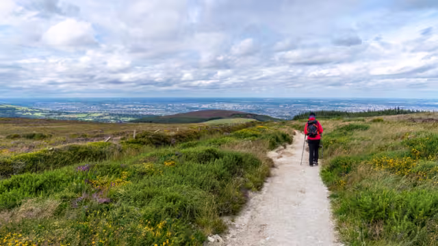 Landschaft von Wicklow Weg