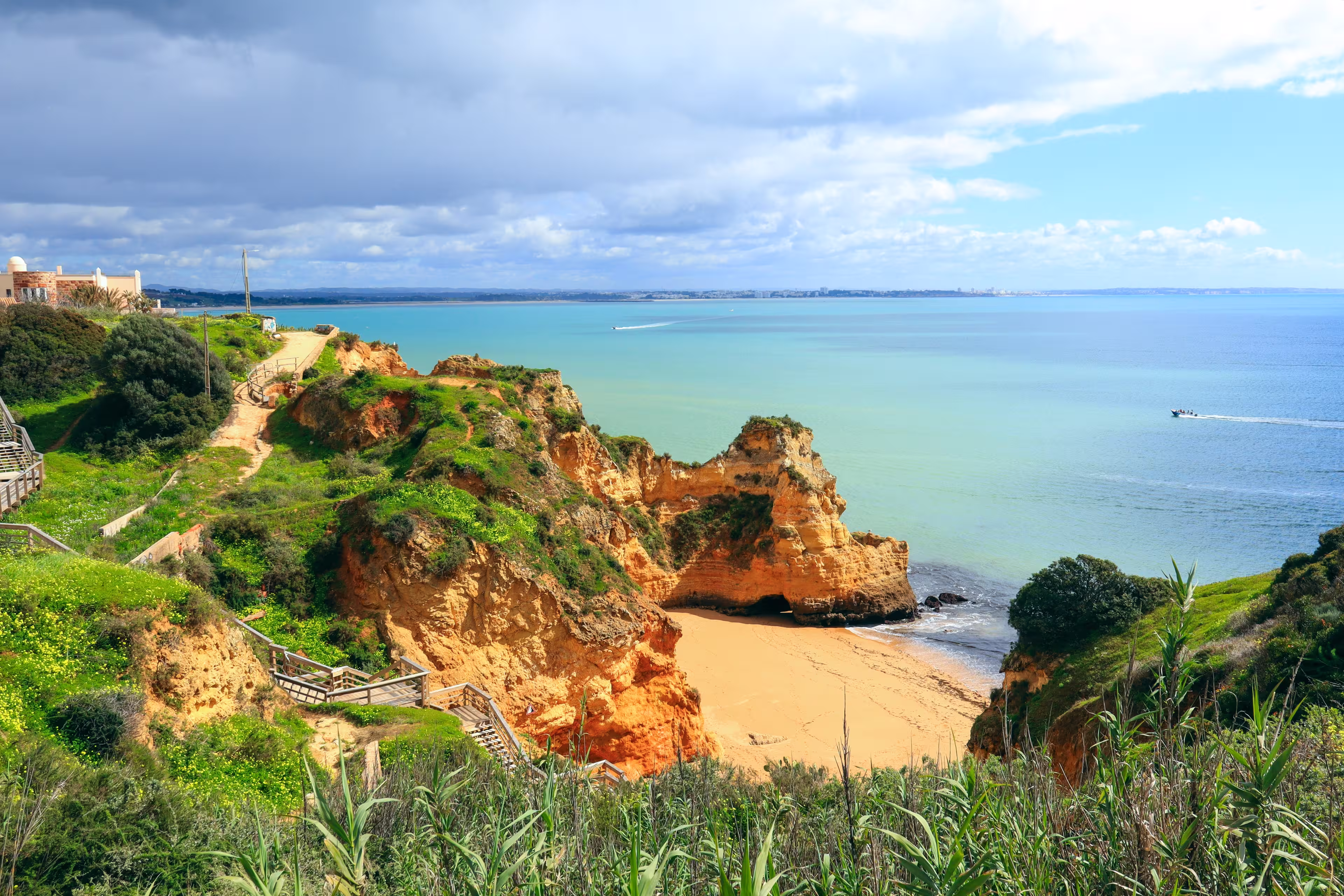 Pinhao Beach (Praia do Pinhão) in Lagos, Algarve, Portugal