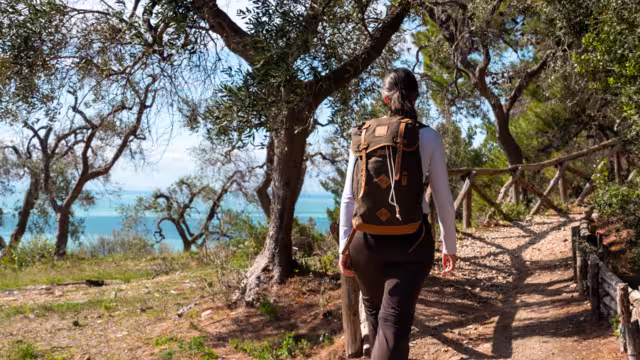 Hiking the famous Nature Trail Mergoli Vignanotica, Gargano Peninsula in Southern Italy