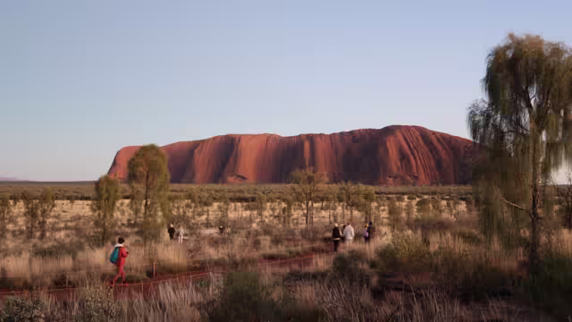 Blick auf den Uluru