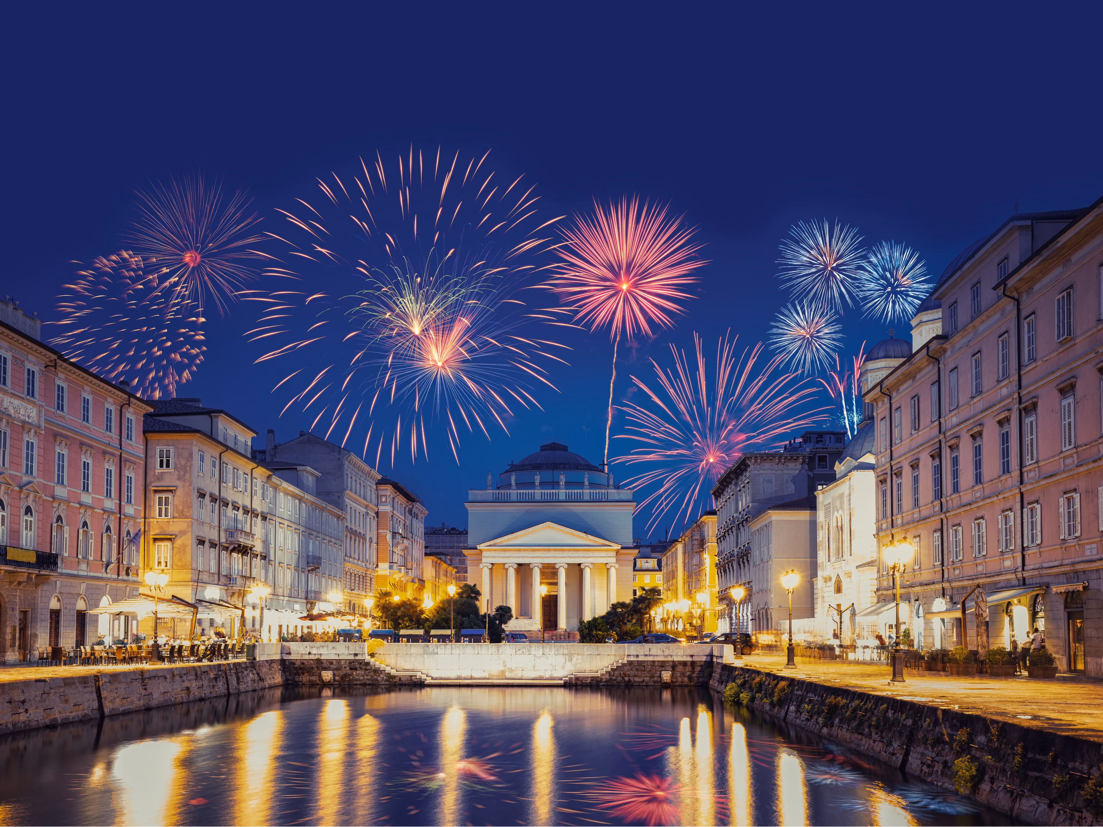 Feuerwerk Triest