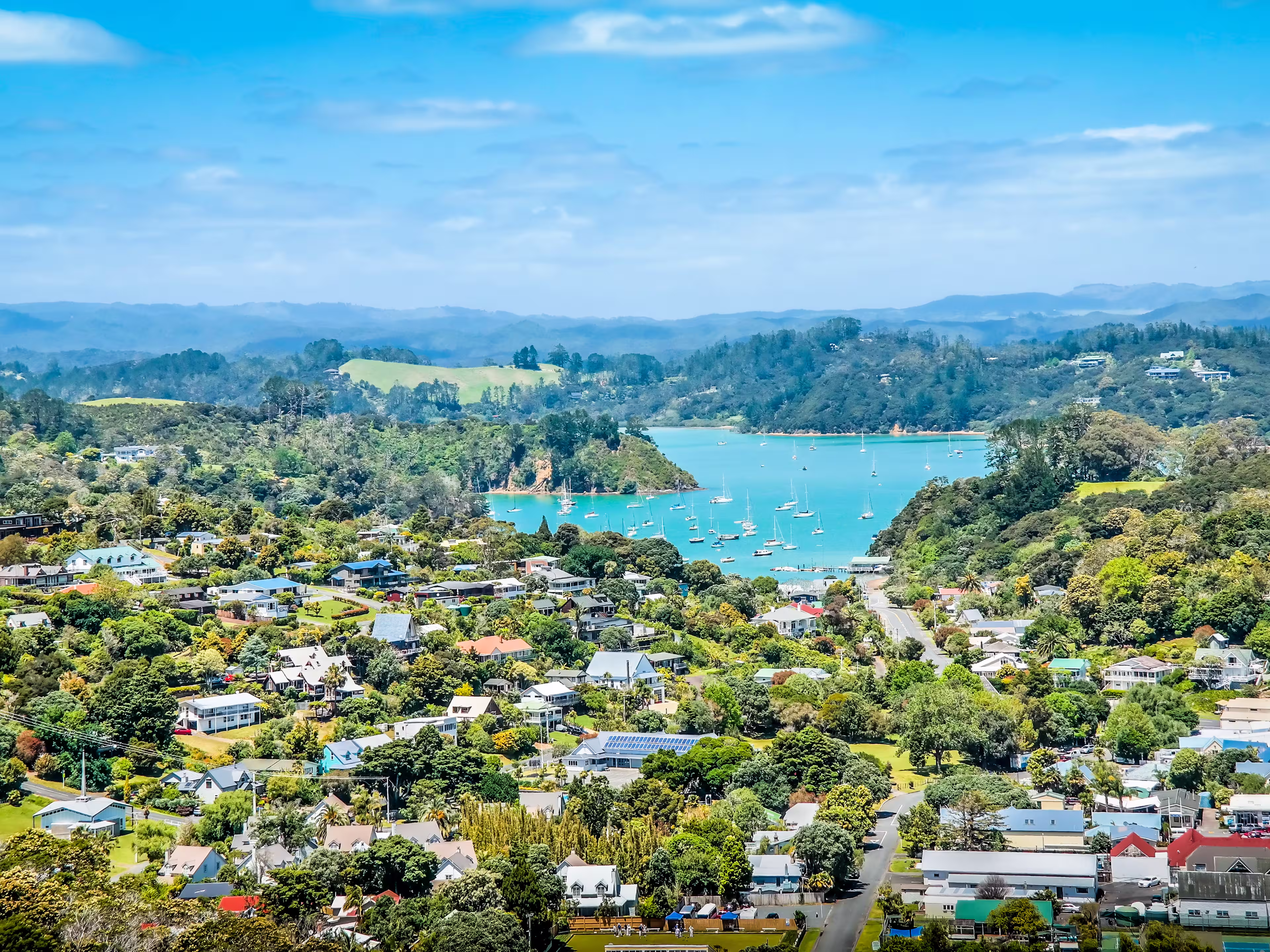 View from Flagstaff Hill, Russell New Zealand