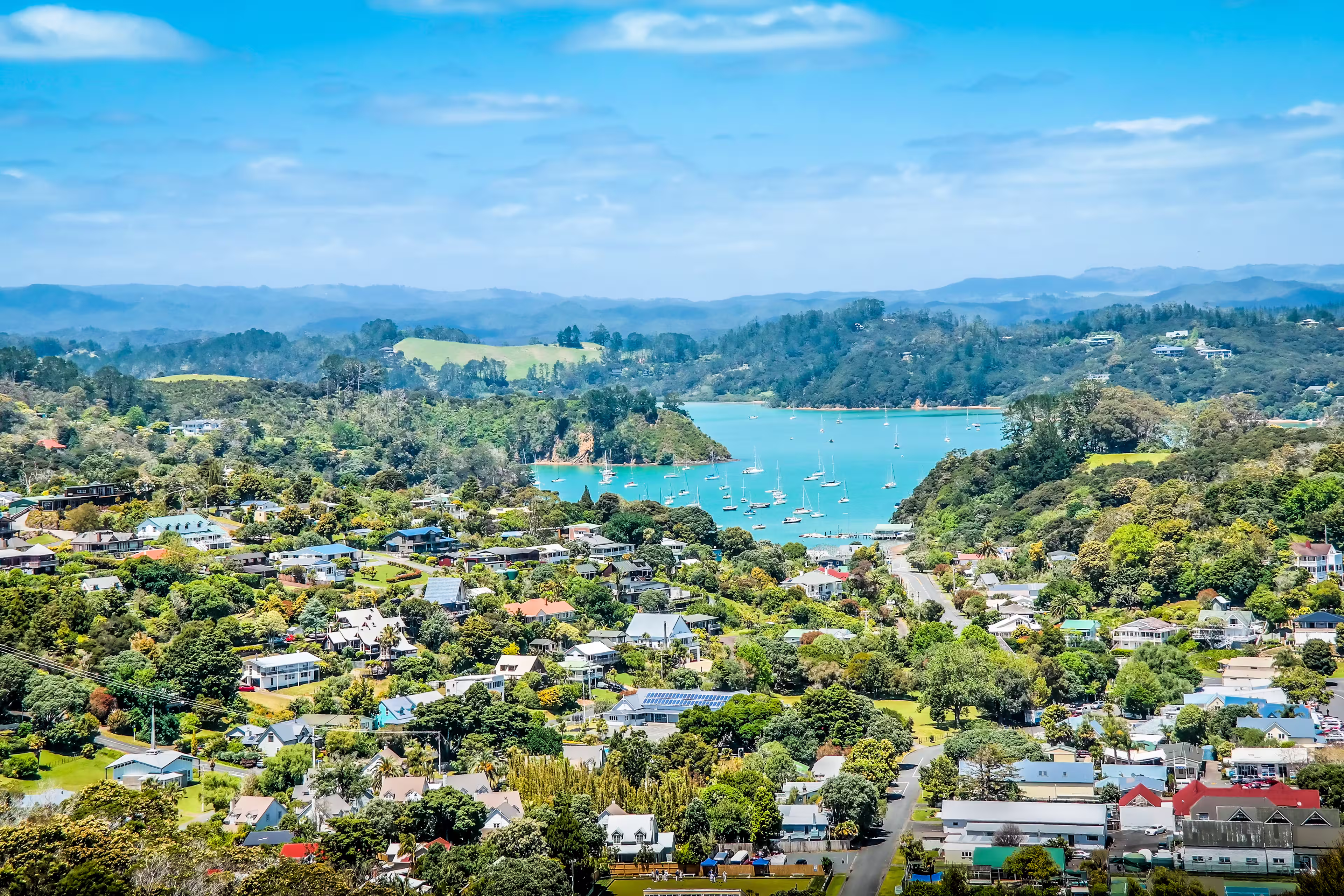 View from Flagstaff Hill, Russell New Zealand