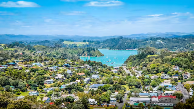 View from Flagstaff Hill, Russell New Zealand