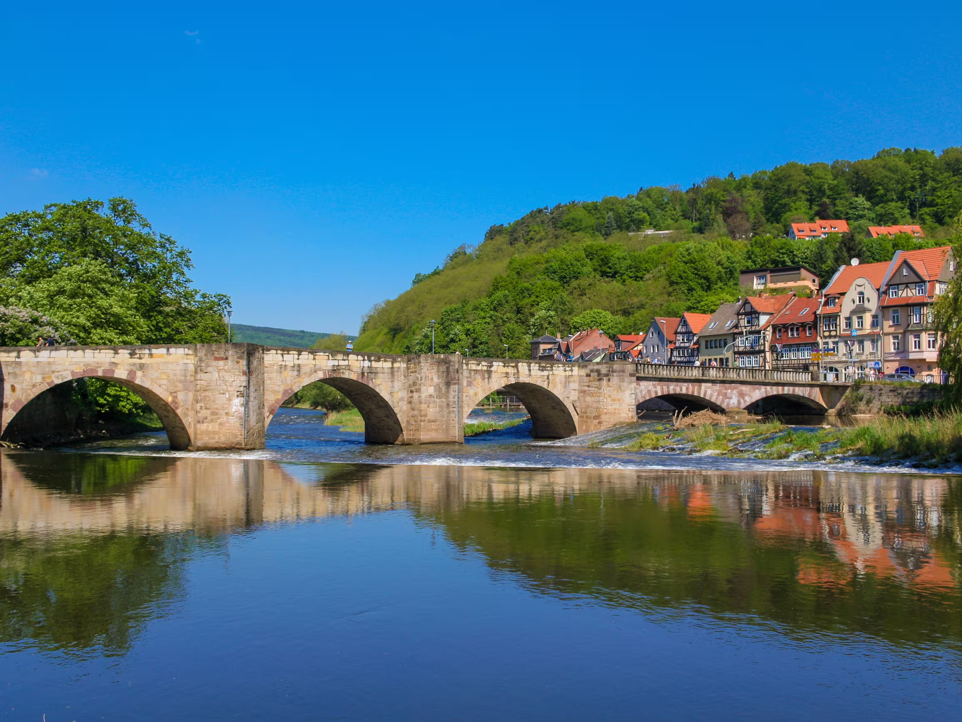 Alte Werrabrücke in Hann. Münden