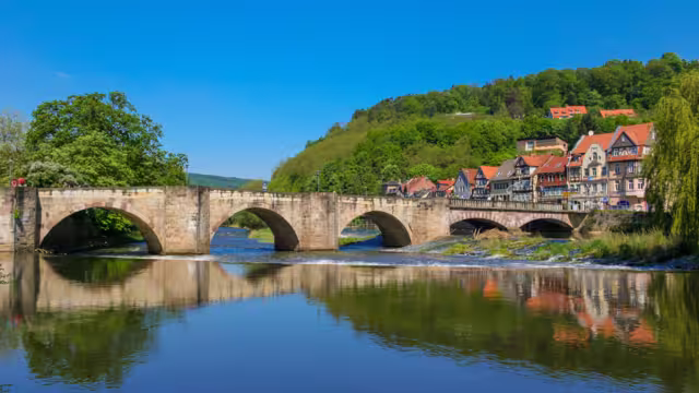 Alte Werrabrücke in Hann. Münden