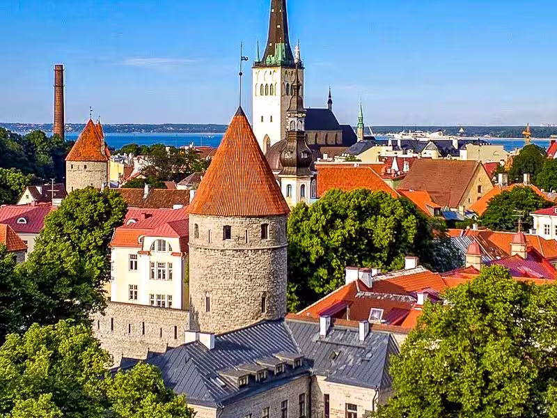 Türme der Altstadt von Tallinn