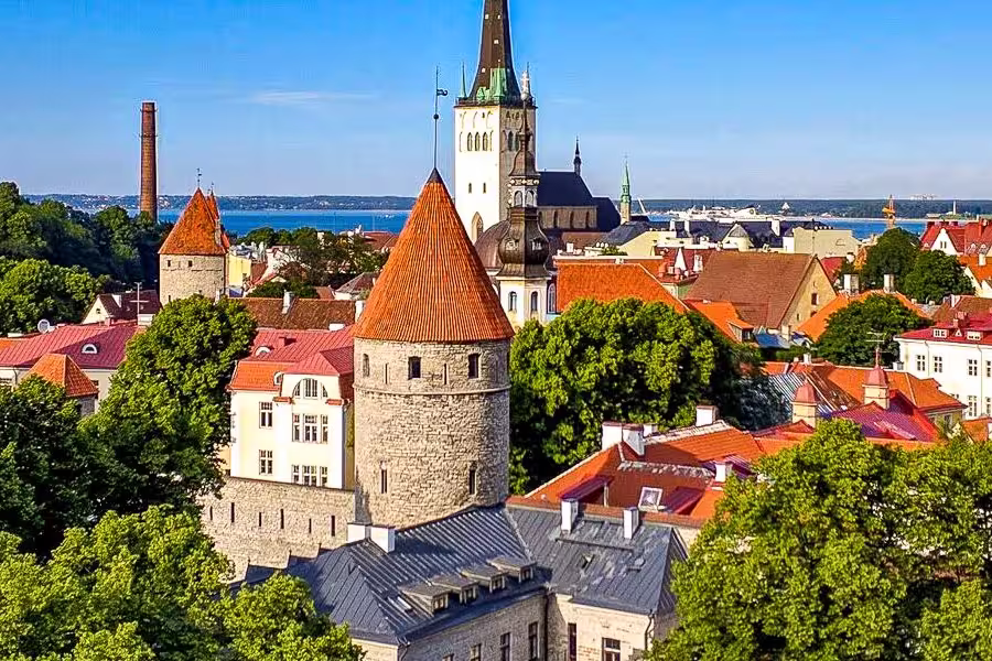 Türme der Altstadt von Tallinn