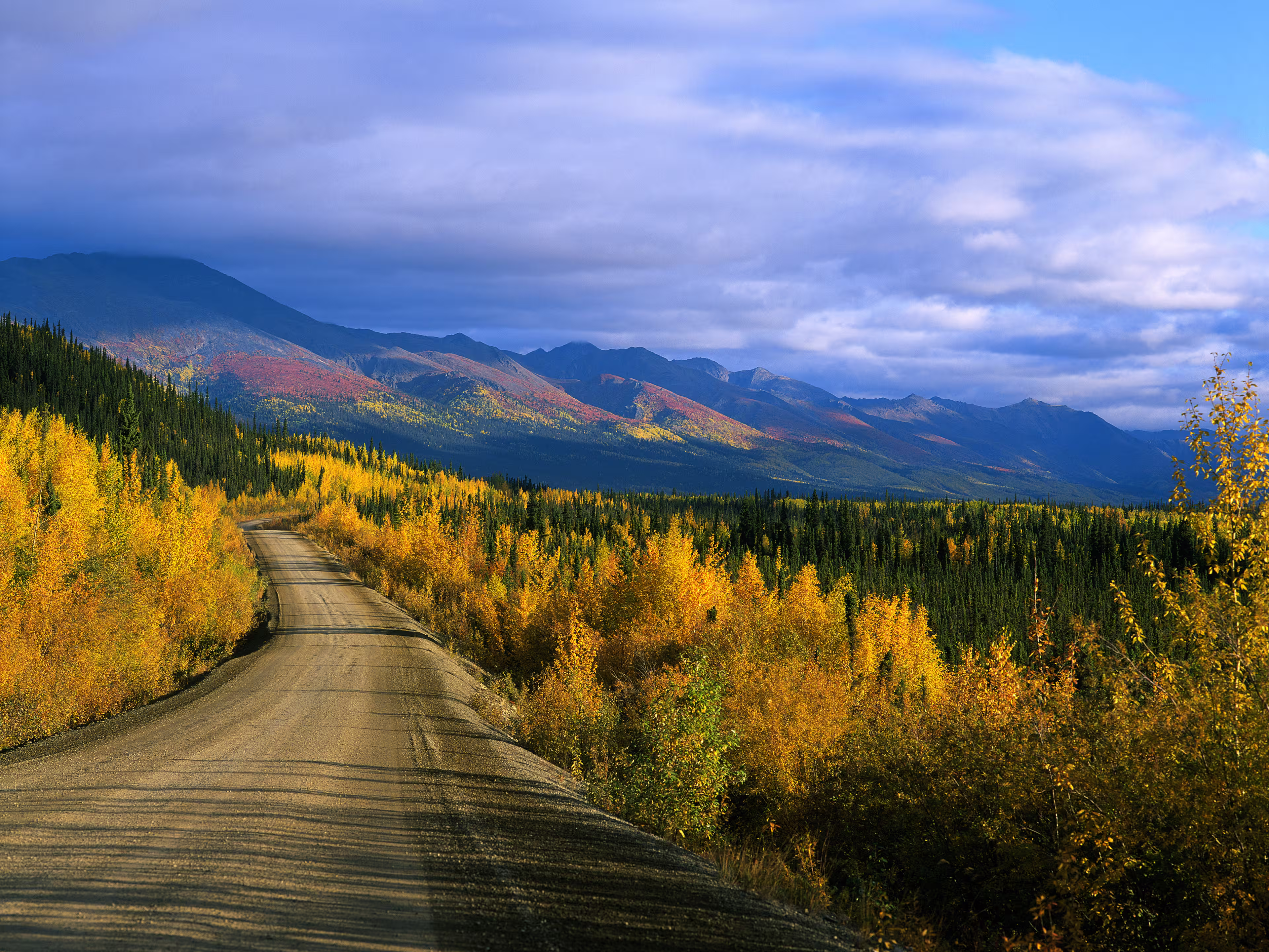 Yukon - Dempster Highway in the fall, Canada