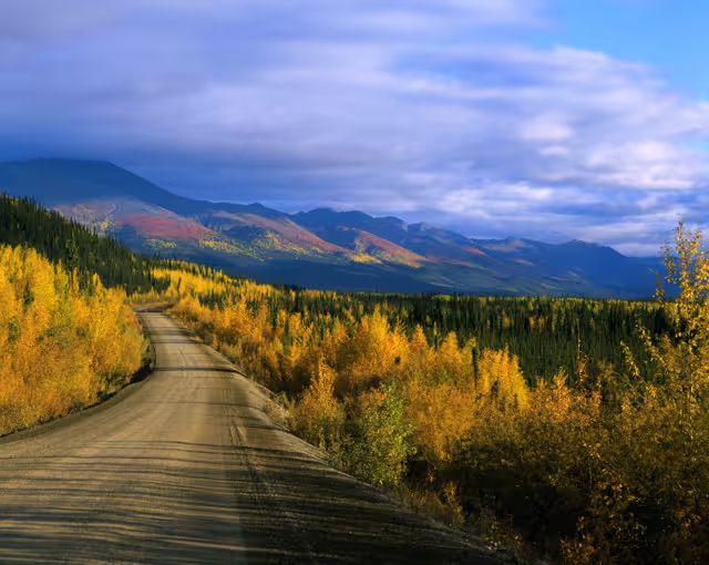 Yukon - Dempster Highway in the fall, Canada