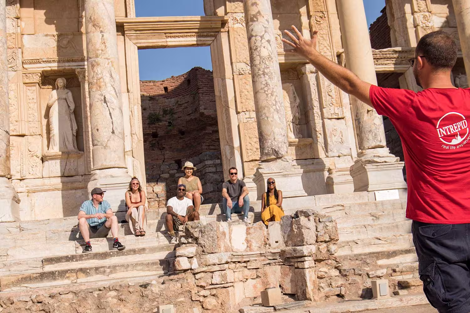 Turkey Highlights with Intrepid Travel - Ephesus ruins