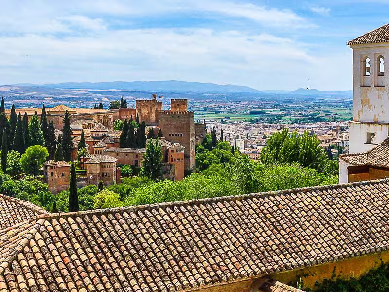 Blick auf die Alhambra
