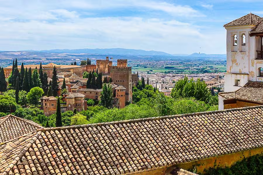 Blick auf die Alhambra