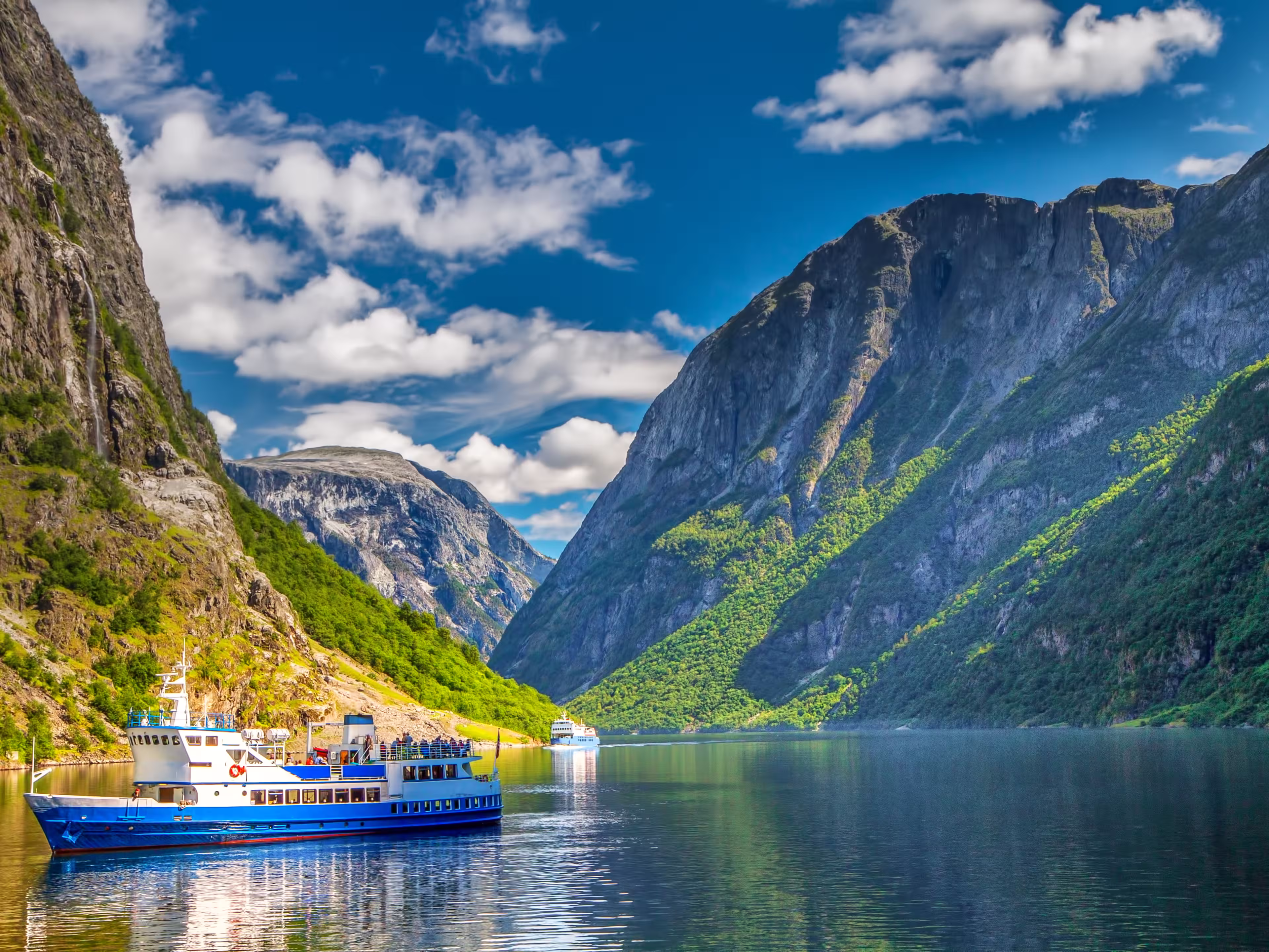Gudvangen fjord, Norway, Europe.