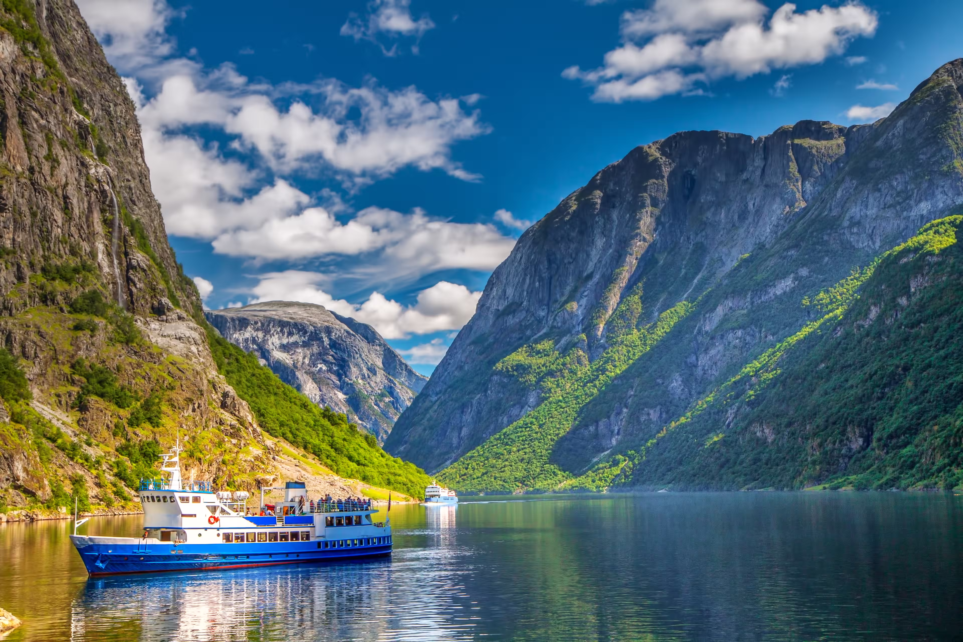Gudvangen fjord, Norway, Europe.
