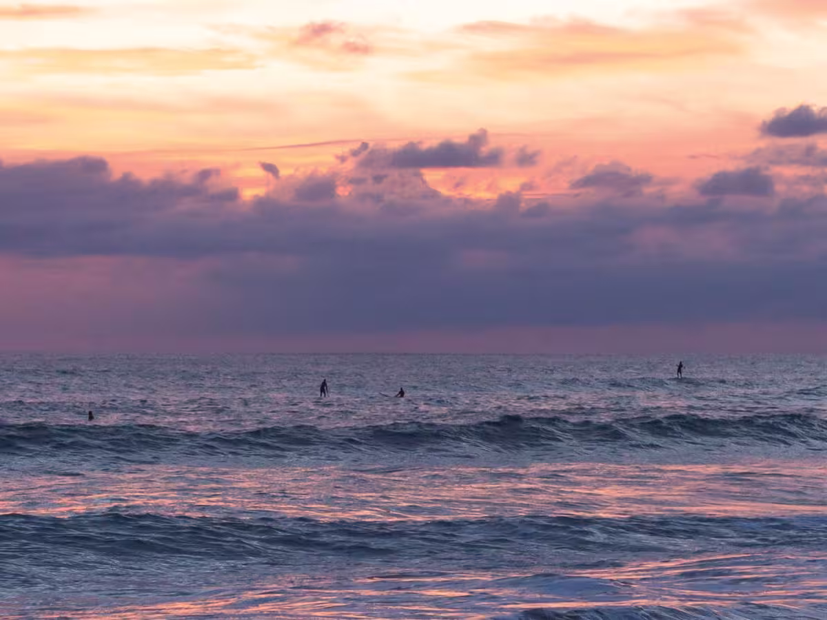 Beach sunset in Costa Rica