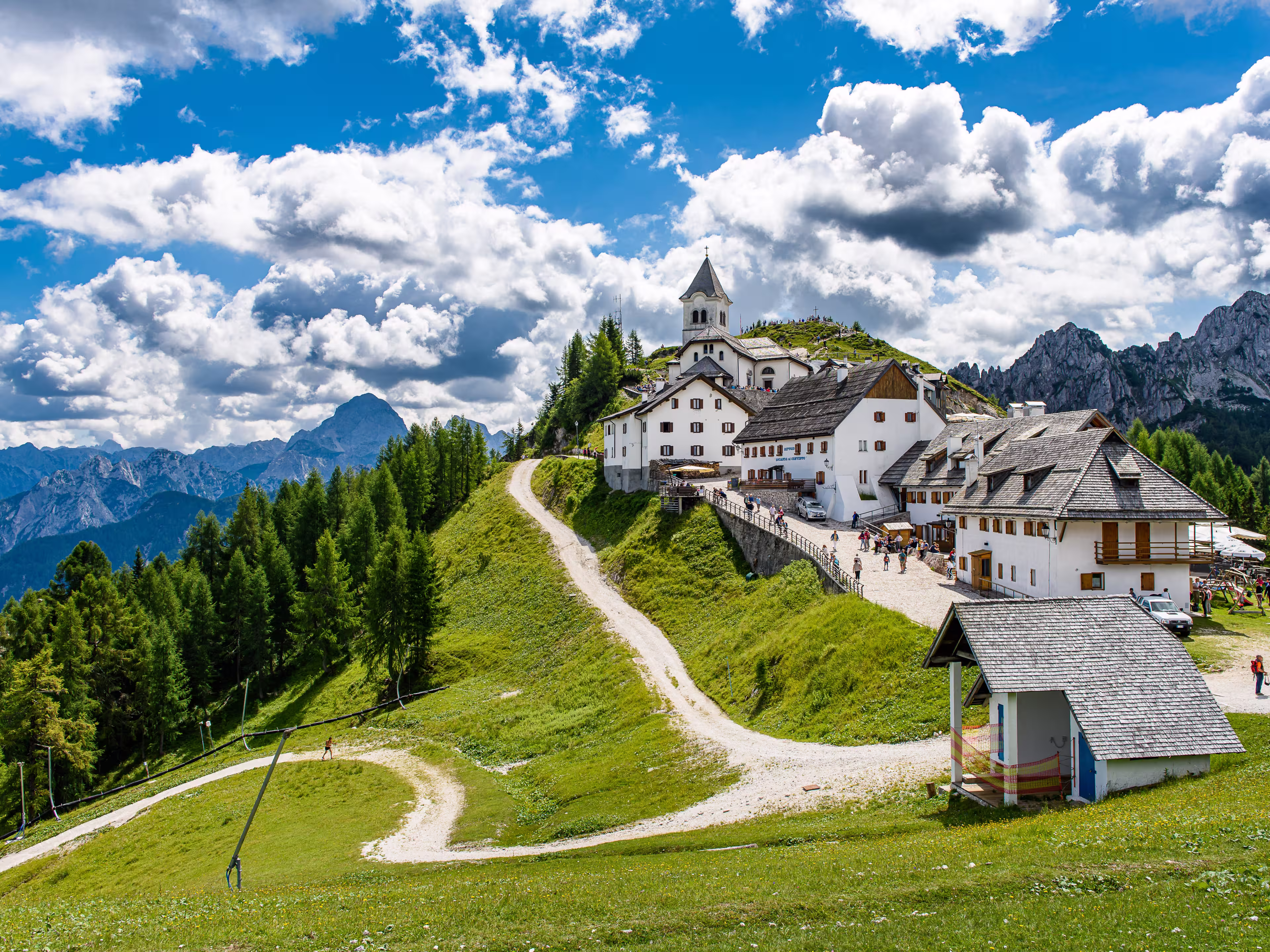 Monte Lussari nahe Tarvisio Friaul-Julisch Venetien