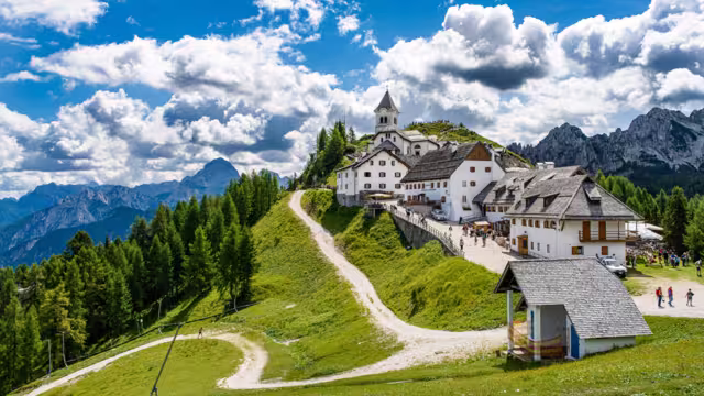 Monte Lussari nahe Tarvisio Friaul-Julisch Venetien