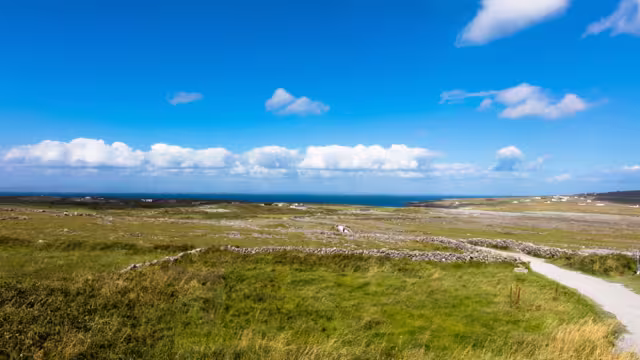 Landschaft auf Inish More, Aran Islands