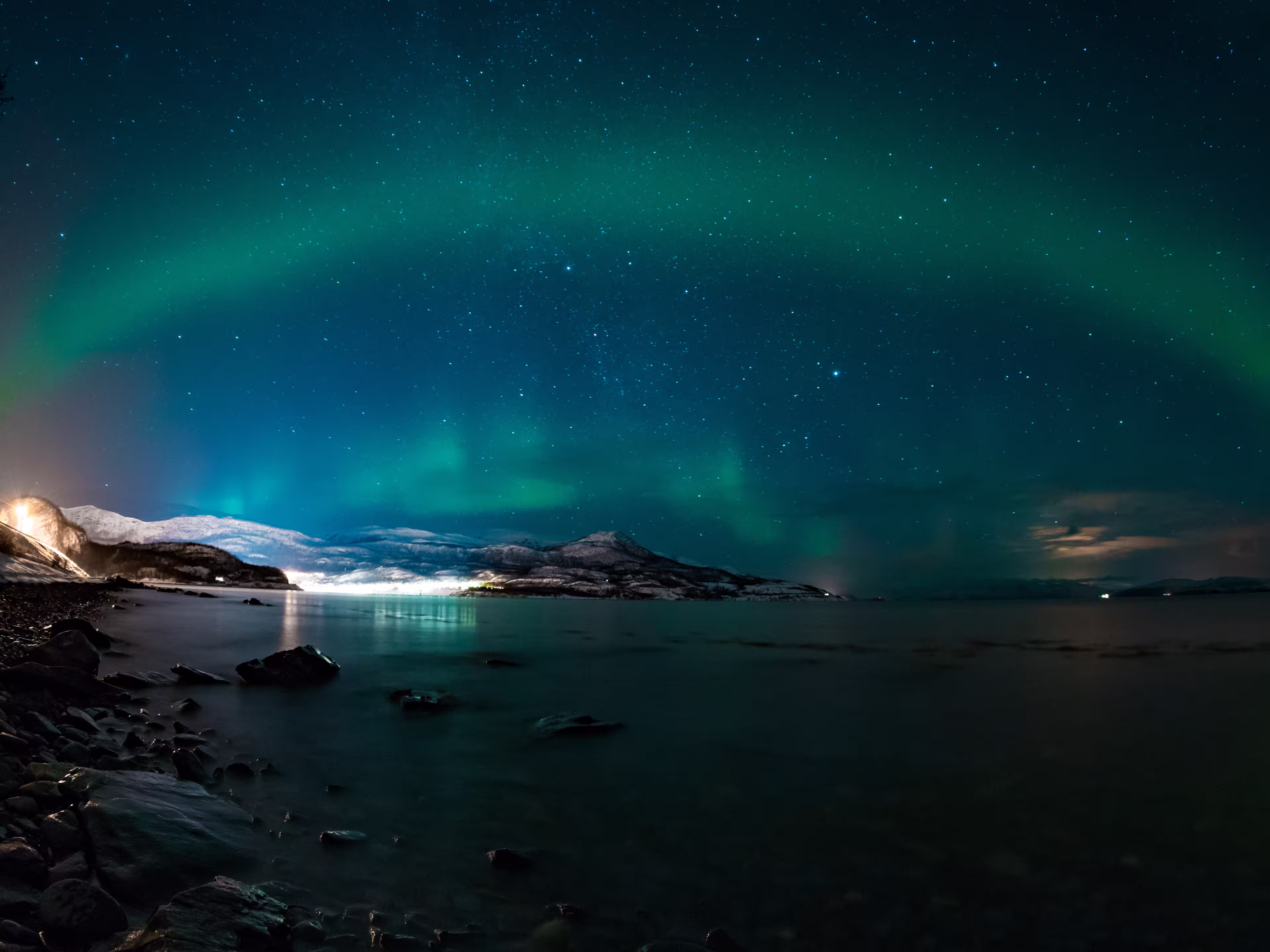 Northern lights at Alta Norway.