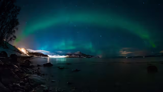 Northern lights at Alta Norway.
