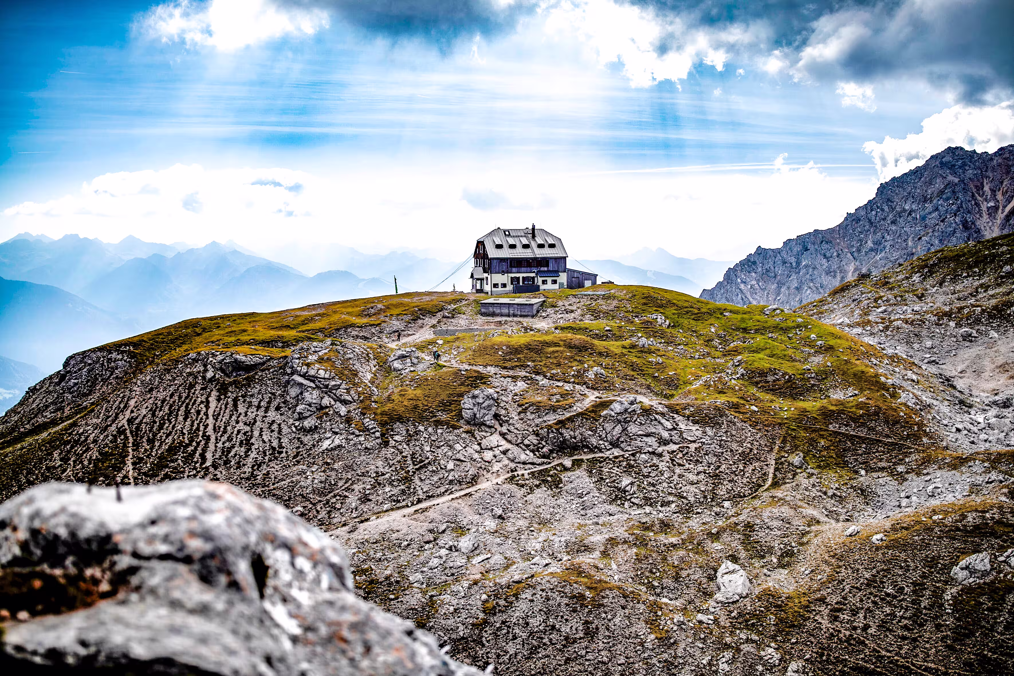 Mountain views and panoramas Italian and Austrian Alps