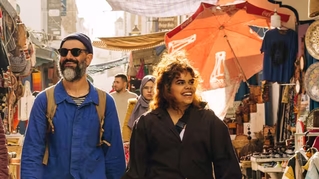 Walking the market streets of Essaouira, Morocco