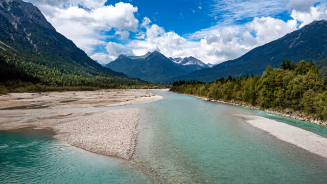Lechtal Fluss