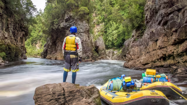 Rafting auf dem Franklin River