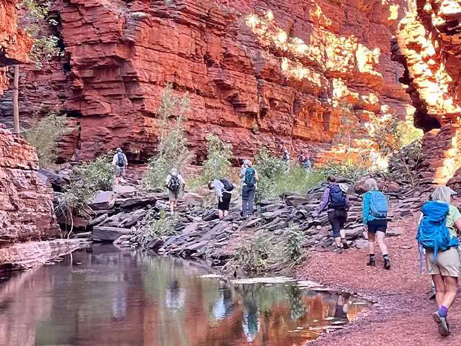 Group in Karijini, Western Australia, Australia