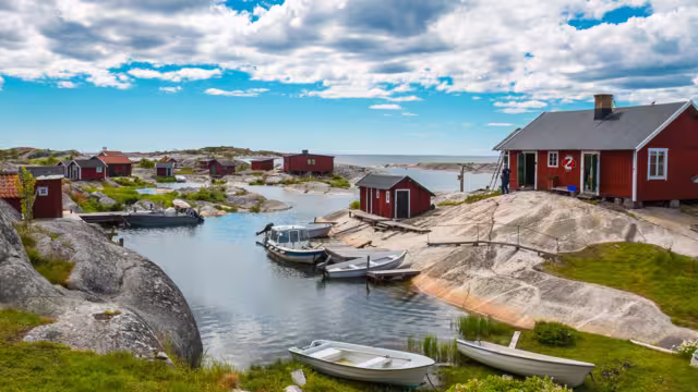 View on the bay in Huvudskärs