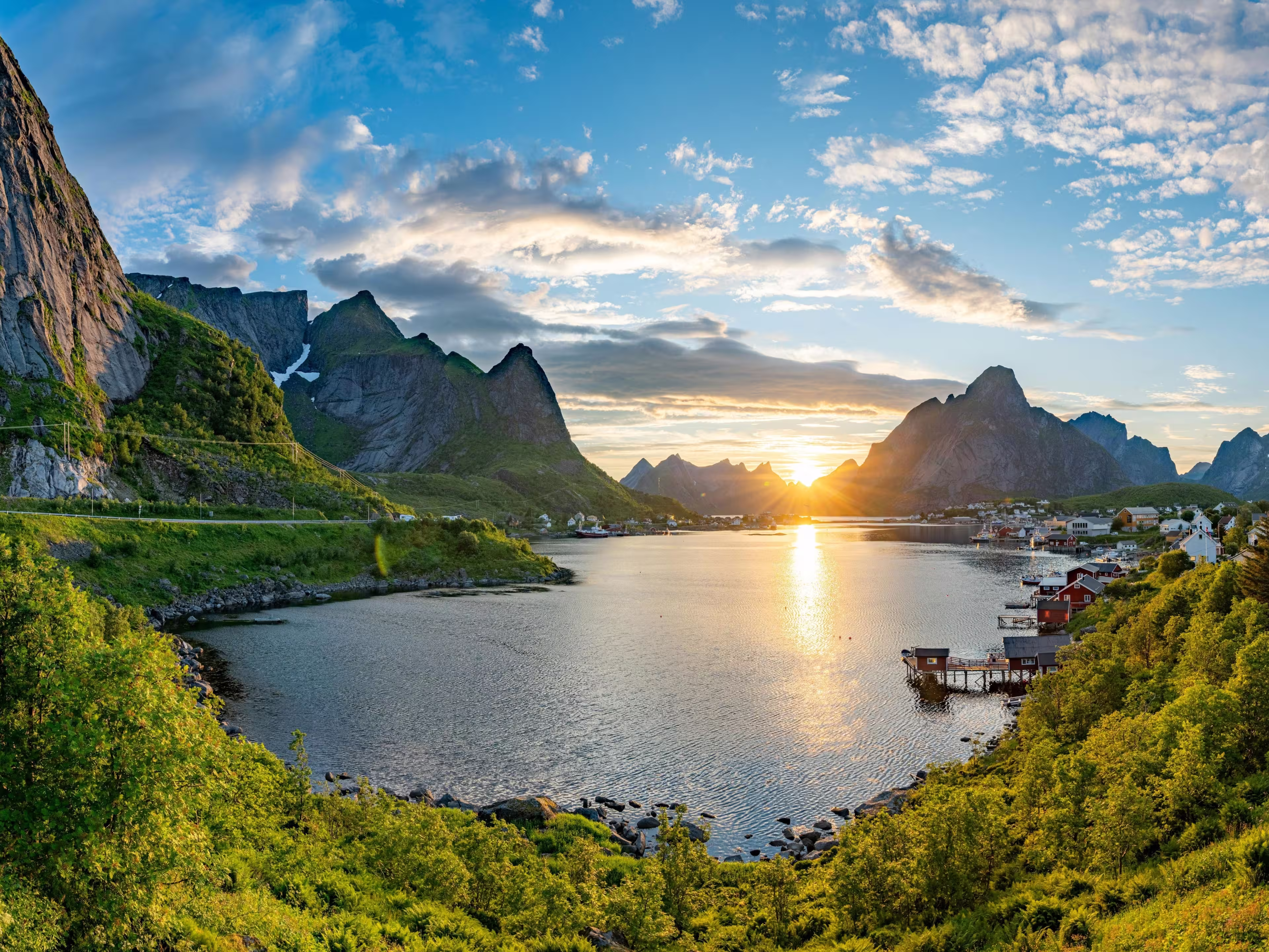 Gudvangen Fjord, Norway, Europe. Landscape