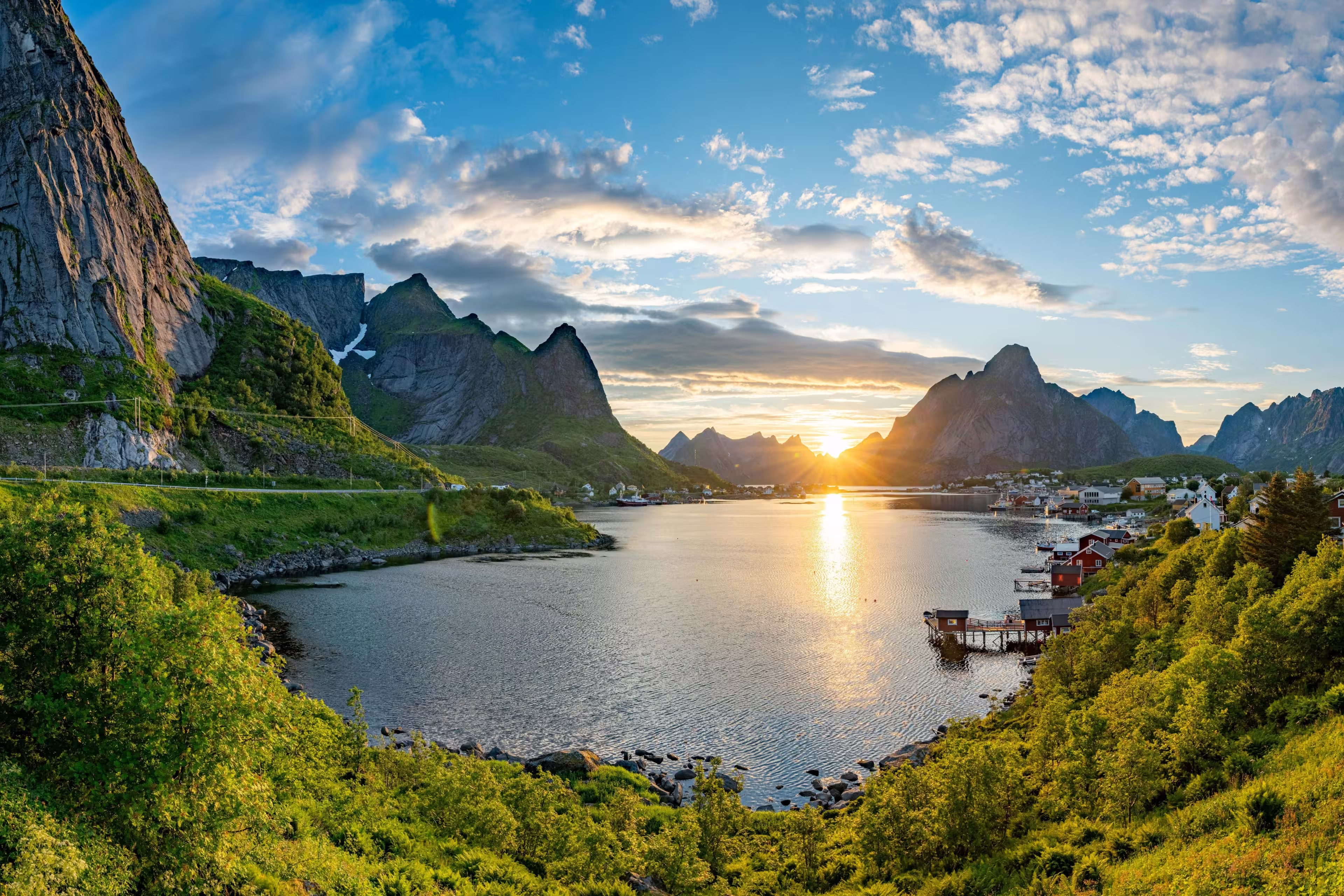 Gudvangen Fjord, Norway, Europe. Landscape