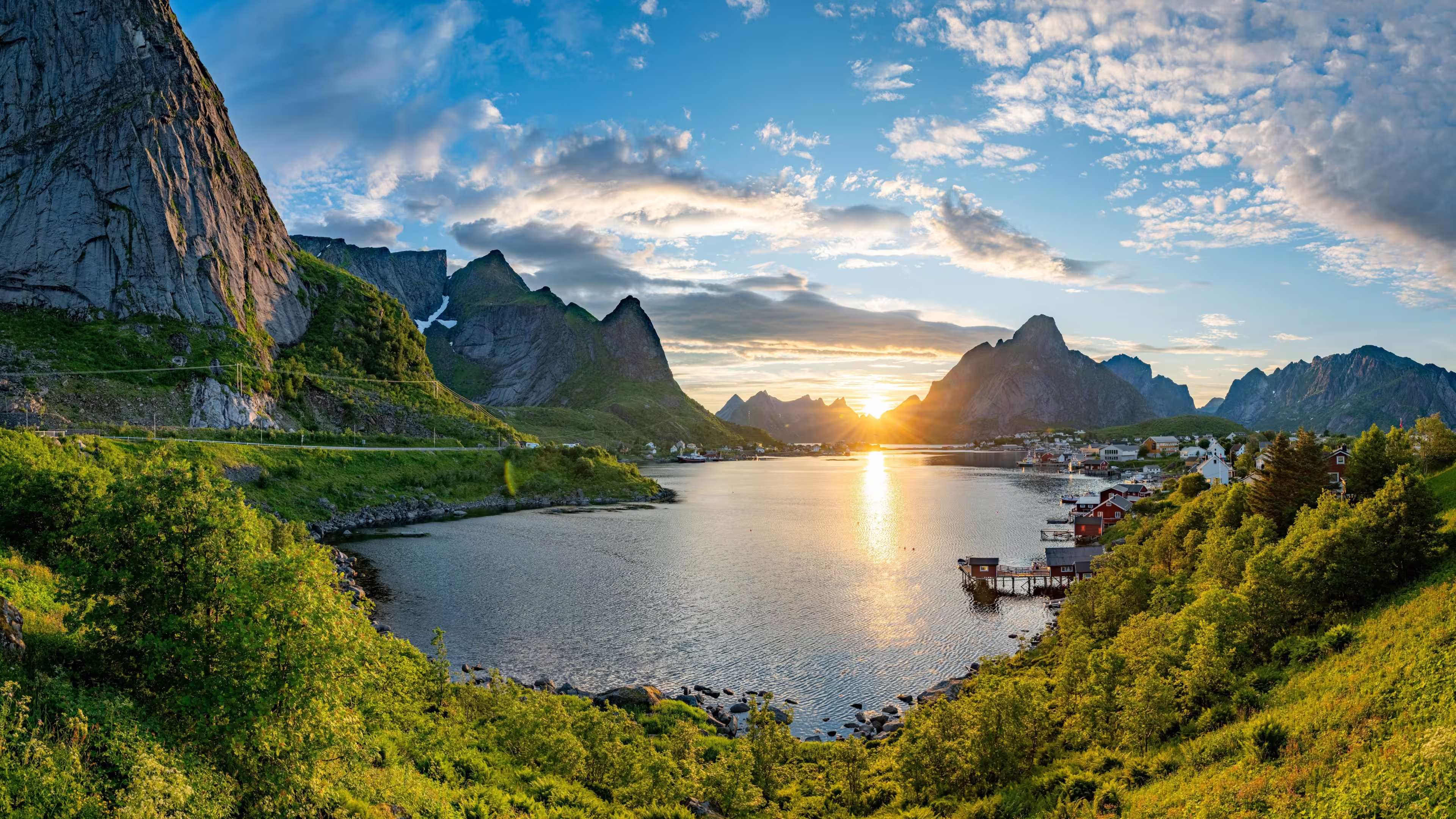Gudvangen Fjord, Norway, Europe. Landscape