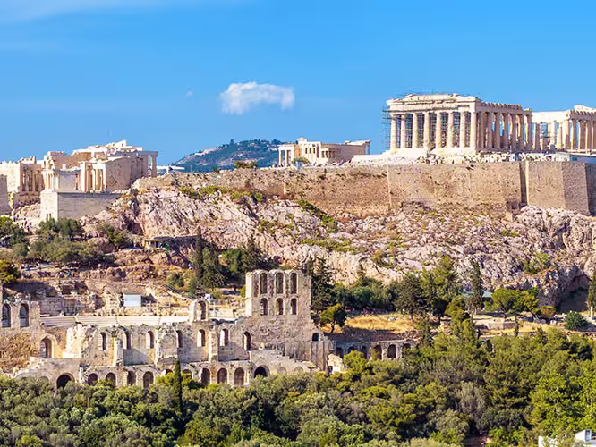 ZVPCC - View of Acropolos of Athens, Greece