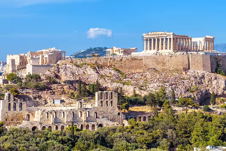 ZVPCC - View of Acropolos of Athens, Greece