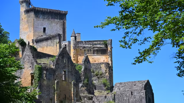 FRANCE, DORDOGNE, PERIGORD NOIR, LES-EYZIES-DE-TAYAC, CHATEAU DE COMMARQUE