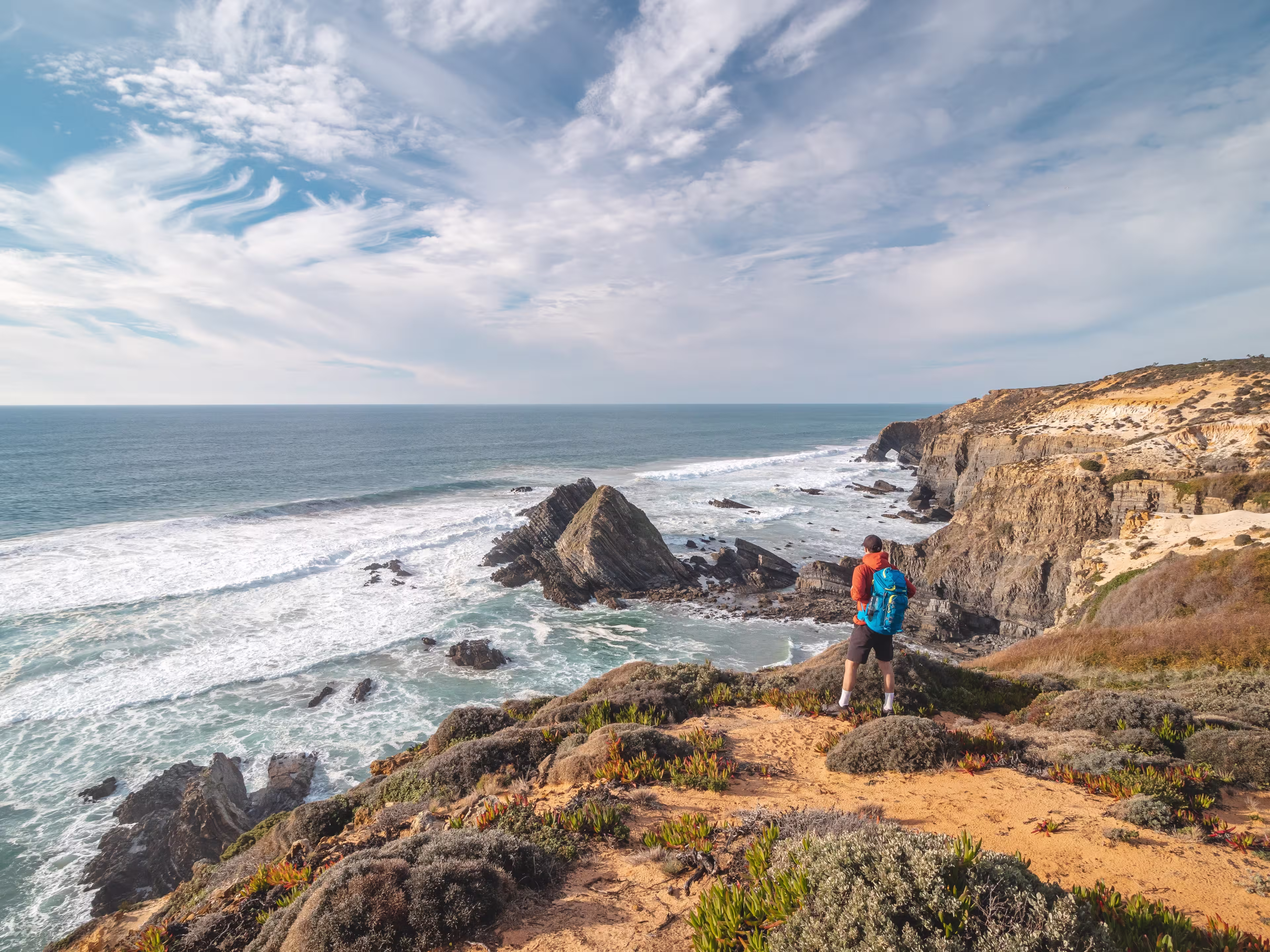 Wanderer an der Rota Vicentina