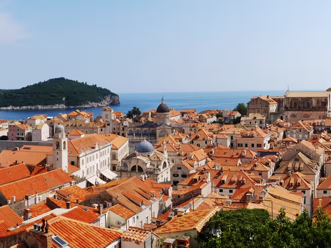 croatia dubrovnik dalmatia panorama