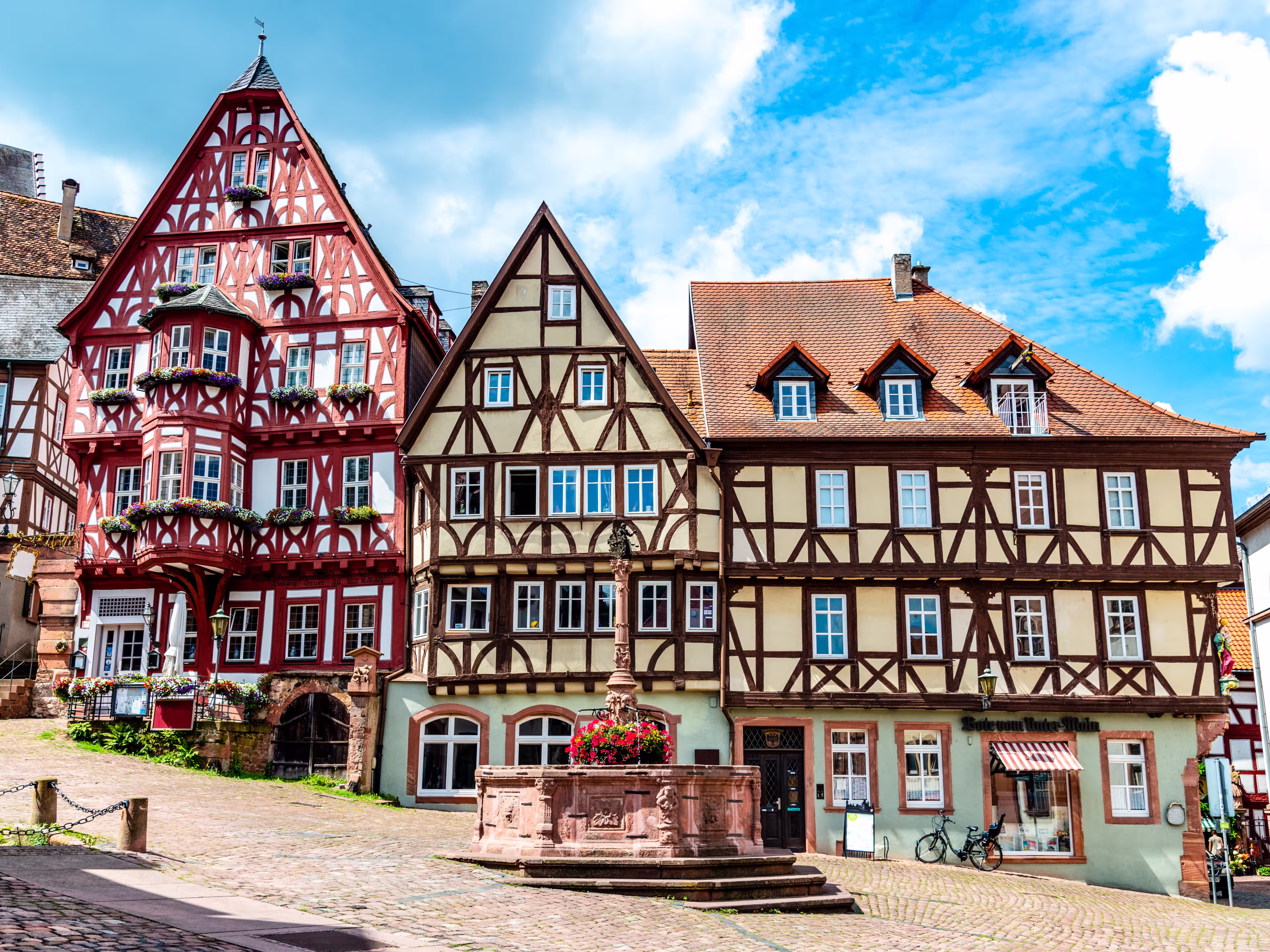 Bunte Häuser von Miltenberg