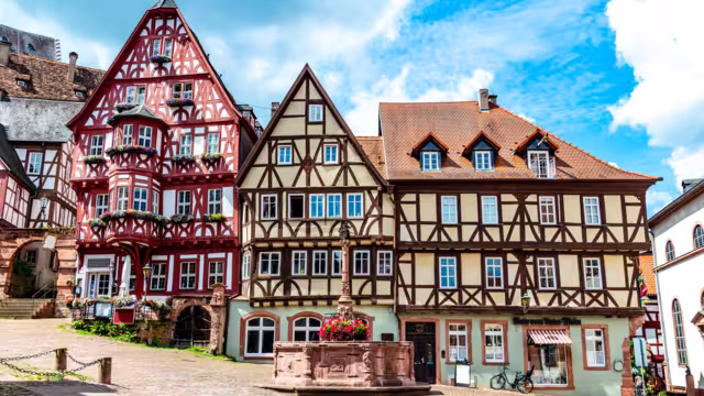 Bunte Häuser von Miltenberg