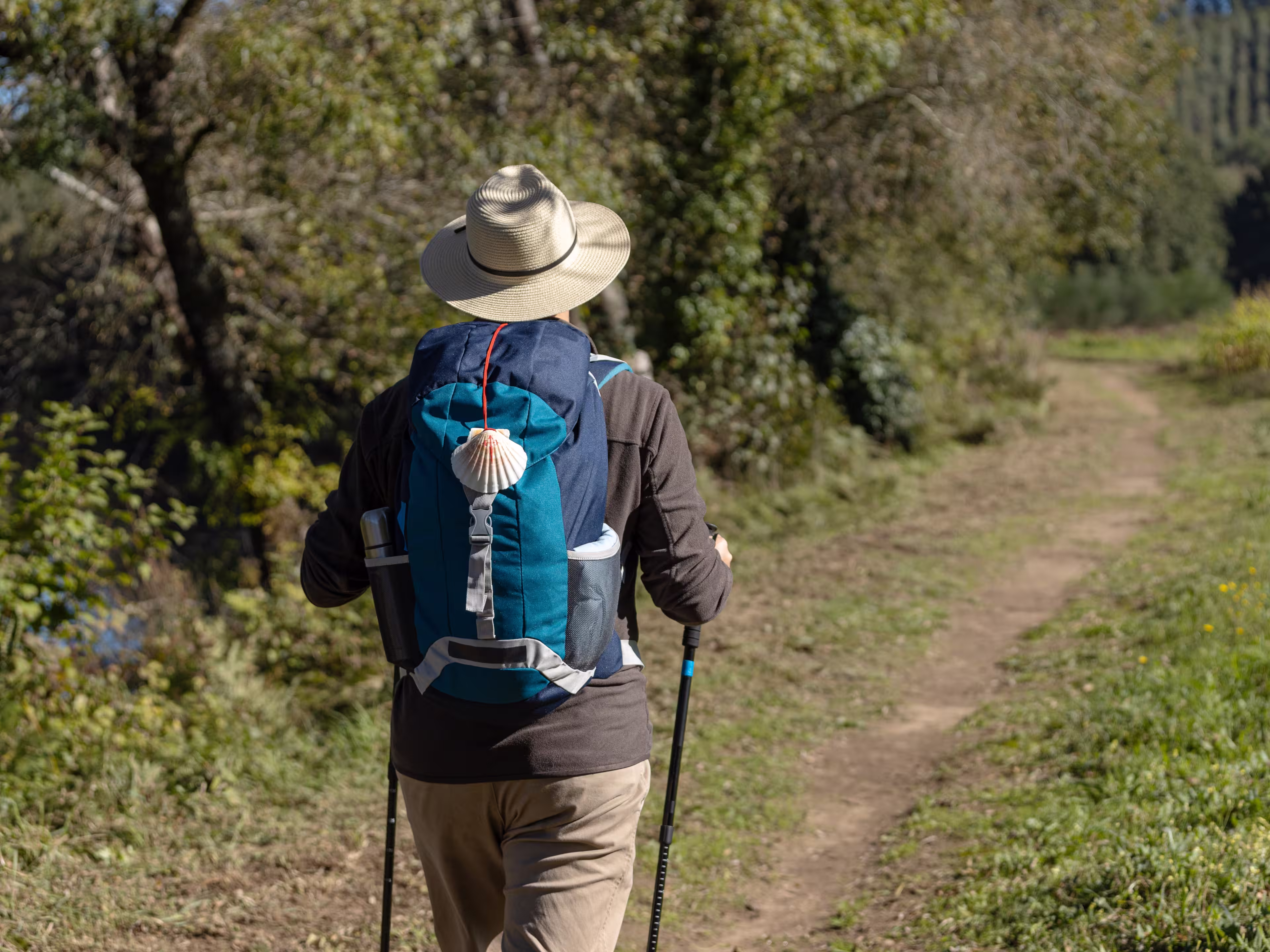 Pilgerer auf dem Camino de Santiago