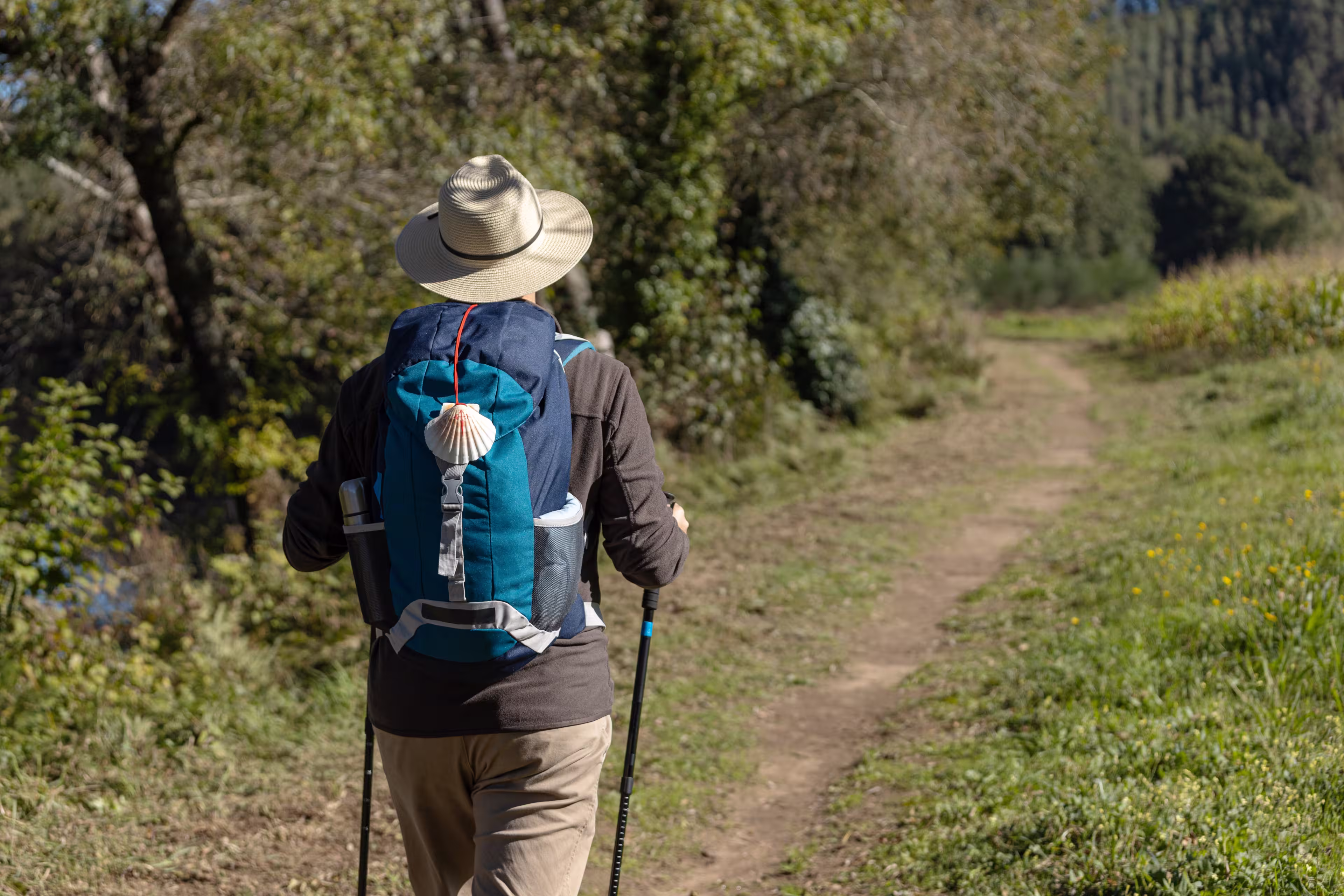 Pilgerer auf dem Camino de Santiago