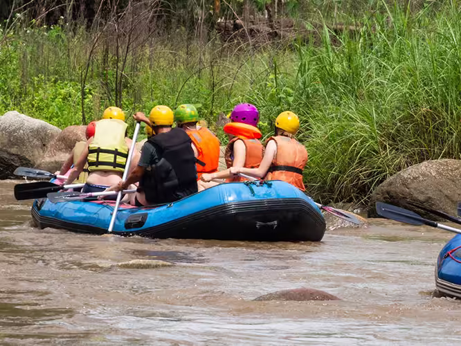 Rafting Mae Taeng River, Chiang Mai, Thailand